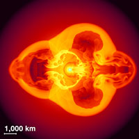 Supernova en supercomputadoras. Podcst Vanguardia de la Ciencia . CienciaEs.com