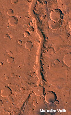 Valles de Marte - Quilo de Ciencia - CienciaEs.com