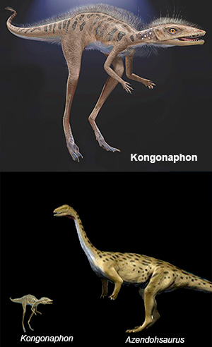 Kongonaphon y Azendohsaurus. - Zoo de Fósiles podcast - Cienciaes.com