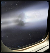 El cometa Ulises visto desde la nave