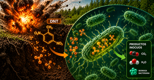 Bacteria que degrada DNT - Hablando con Científicos podcast - Cienciaes.com