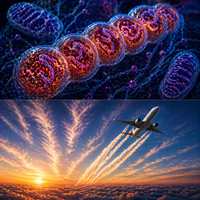 Perlado mitocondrial y estelas. Ciencia Fresca podcast - Cienciaes.com