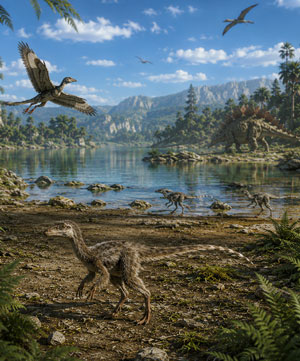 Compsognatus - Zoo de Fósiles podcast  - Cienciaes.com