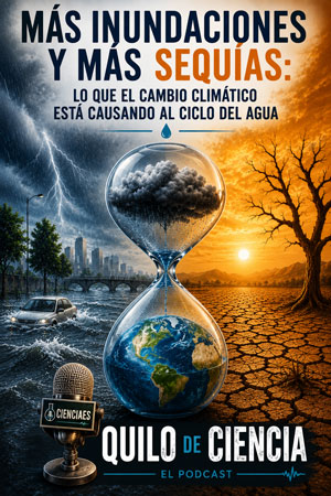 Inundaciones y sequías - Quilo de Ciencia podcast  - Cienciaes.com