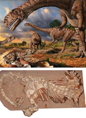 massospondylus - Zoo de Fósiles - Cienciaes.com